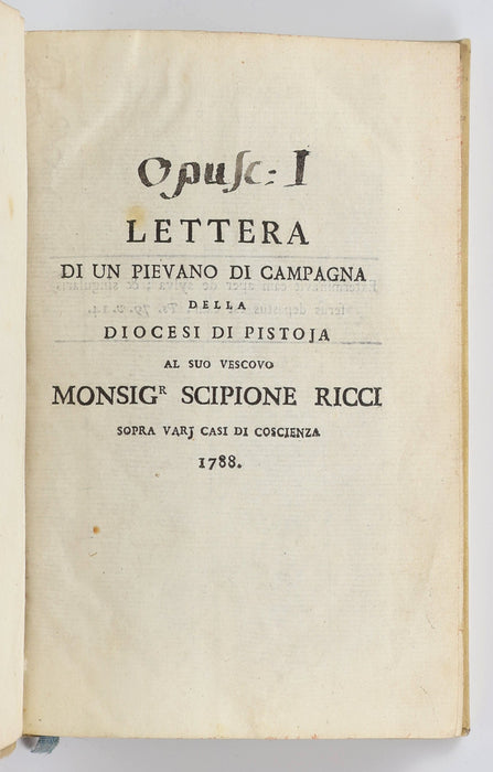 ITALIAN JANSENISM