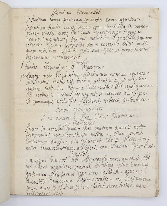 LECTURE NOTES IN CONSTITUENT PARTS