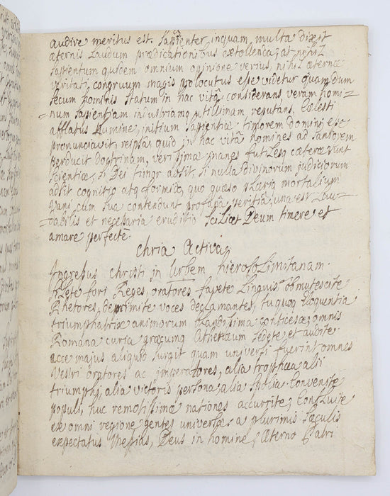 LECTURE NOTES IN CONSTITUENT PARTS