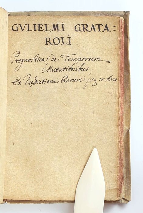 16TH-CENTURY MEDICAL COMPILATION - HEALTH OF THE LEARNED