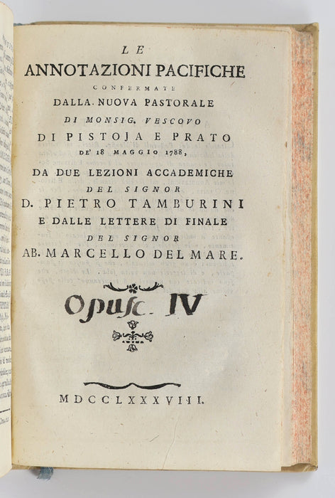 ITALIAN JANSENISM