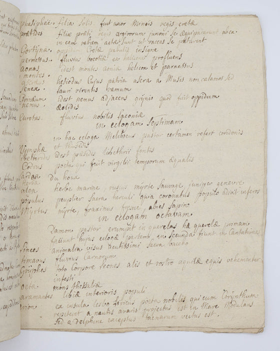 LECTURE NOTES IN CONSTITUENT PARTS
