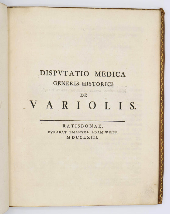 MEDICAL DISPUTATION IN FINE BINDING