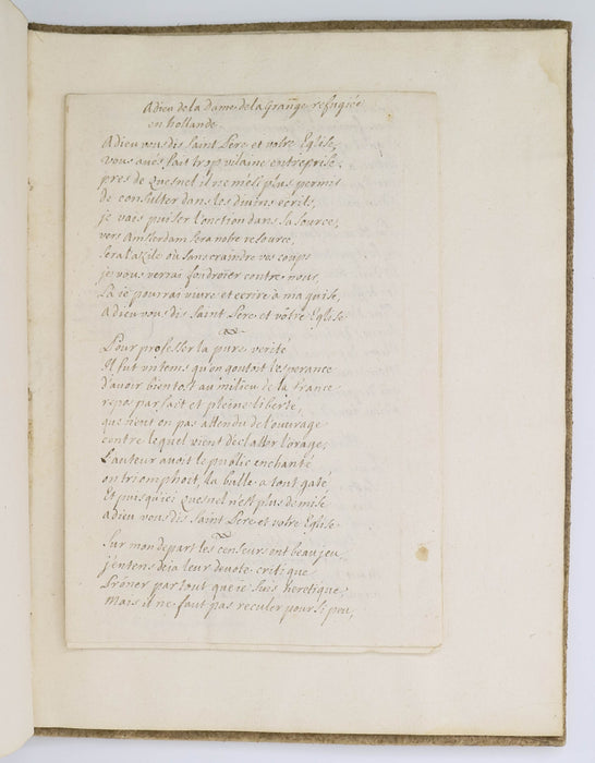 POETRY, PRISON, AND A PORT-ROYAL HEROINE