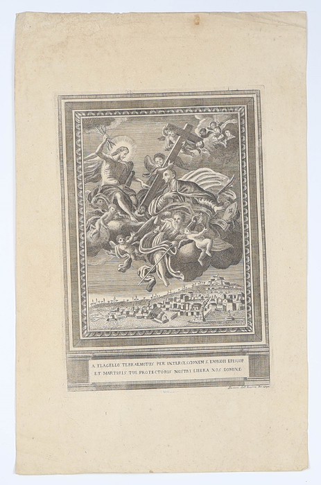 PROTECTIONS AGAINST EARTHQUAKE - DEPICTION OF NAPLES