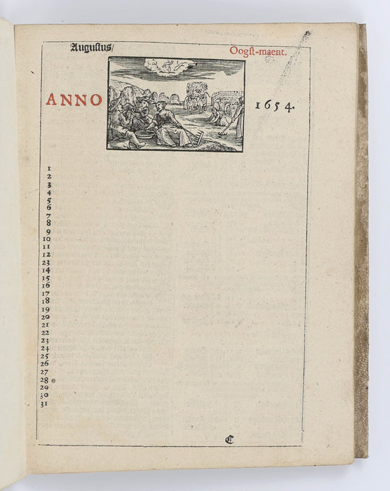 ILLUSTRATED ALMANAC - DEATHS IN PLAGUE?
