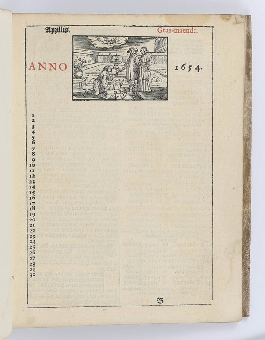 ILLUSTRATED ALMANAC - DEATHS IN PLAGUE?