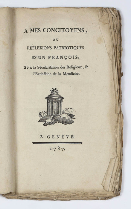 BEGGING AND MONASTERY SECULARISATION