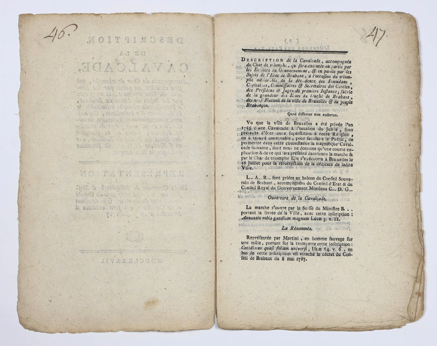SATIRICAL PAMPHLET