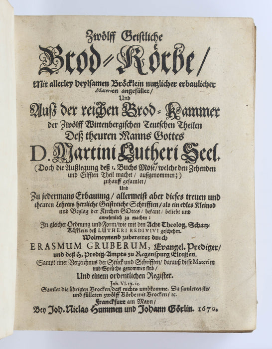 STOUT COMPANION TO LUTHER