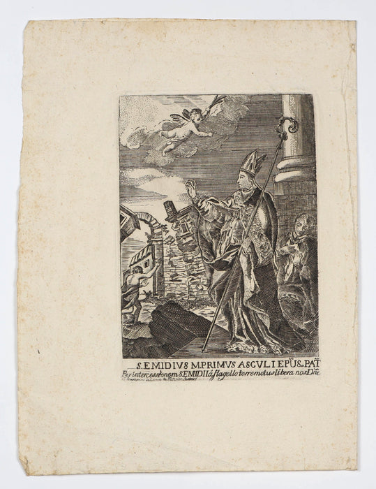 PROTECTIONS AGAINST EARTHQUAKE - DEPICTION OF NAPLES