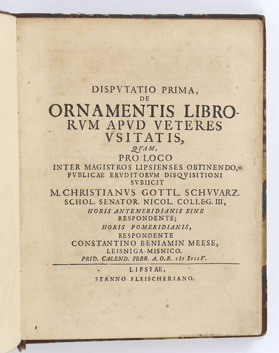 BOOK-HISTORICAL DISSERTATIONS