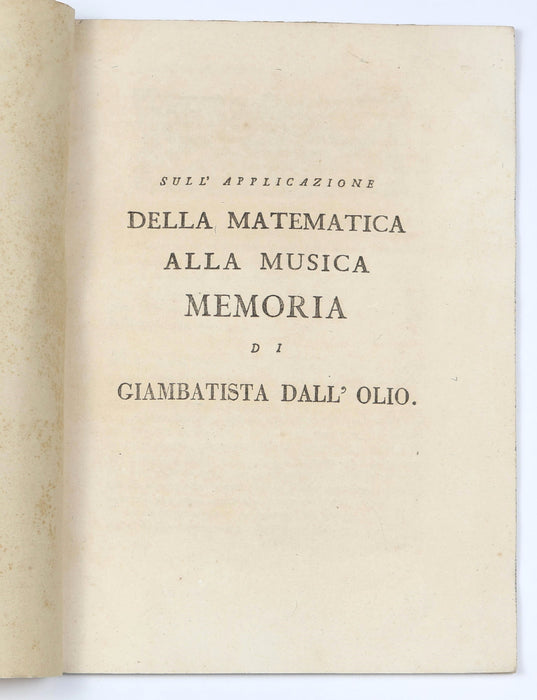 MUSIC AND ANCIENT MATHEMATICS