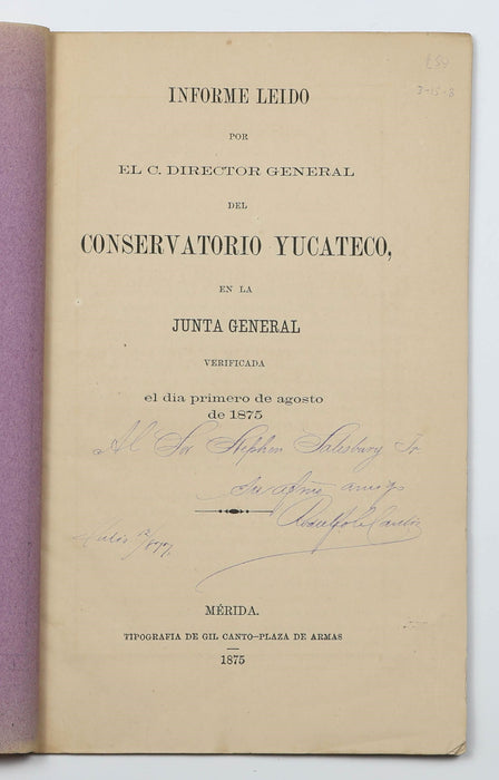 REPORT ON ARTS ACADEMY IN YUCATAN