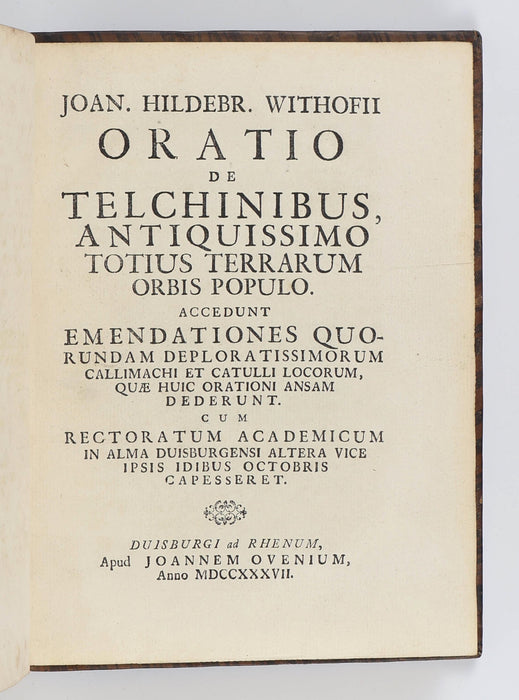 CLASSICAL SCHOLARSHIP & BAD BEHAVIOUR IN LECTURES - GAISFORD LIBRARY