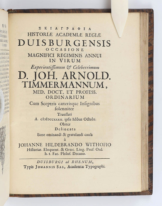 CLASSICAL SCHOLARSHIP & BAD BEHAVIOUR IN LECTURES - GAISFORD LIBRARY