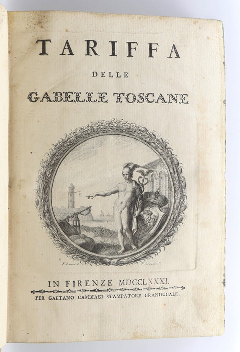 TUSCAN TARIFFS - ENLIGHTENMENT LEGISLATION