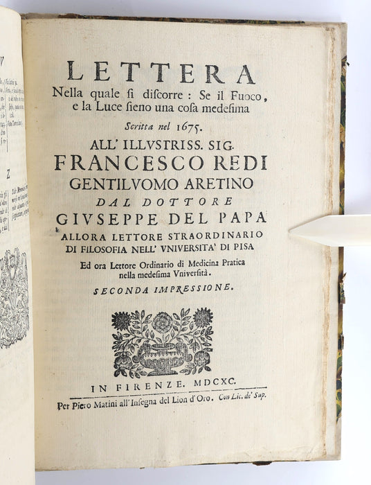 TWO ATOMIST TREATISES BY MEDICI INSIDER