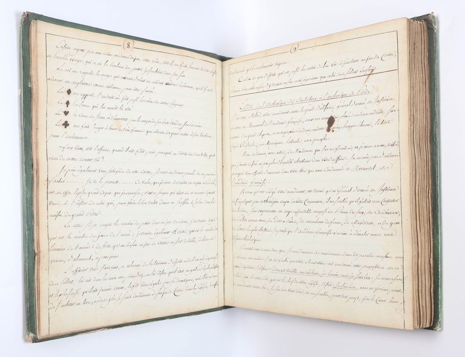 FRENCH MANUSCRIPT COMMONPLACE BOOKS