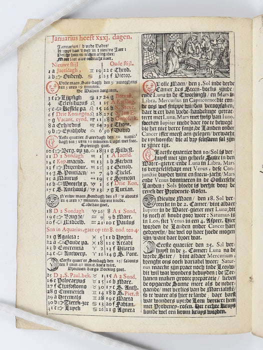 ILLUSTRATED ALMANAC - DEATHS IN PLAGUE?