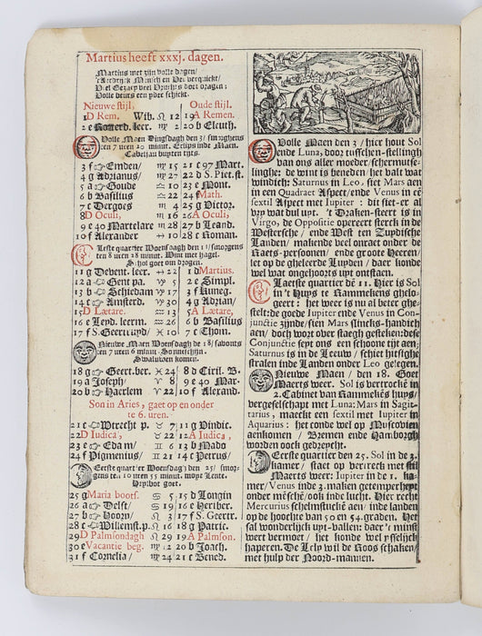 ILLUSTRATED ALMANAC - DEATHS IN PLAGUE?