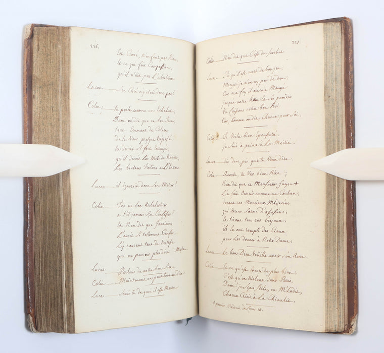 FRENCH MANUSCRIPT COMMONPLACE BOOKS