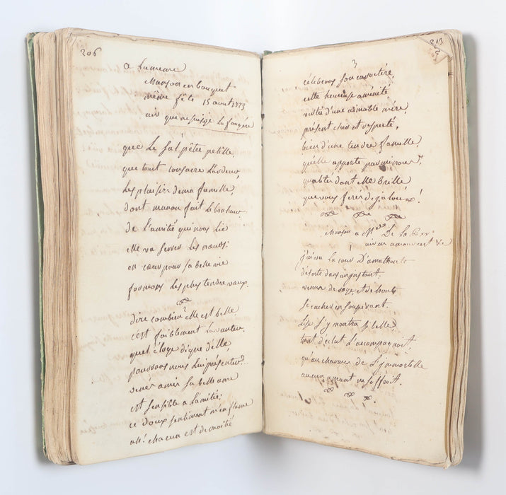 FRENCH MANUSCRIPT COMMONPLACE BOOKS