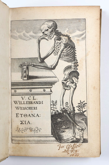 FRONTISPIECE AFTER VESALIUS - CONFRATERNITY AUTHOR AND COPY